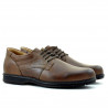 Buty casual / eleganckie męskie 854 brązowe