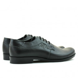 Męskie buty casual/eleganckie (duże rozmiary) 730m czarne