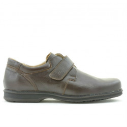 Codzienne / eleganckie buty męskie 854sc brązowe scai