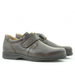 Codzienne / eleganckie buty męskie 854sc brązowe scai