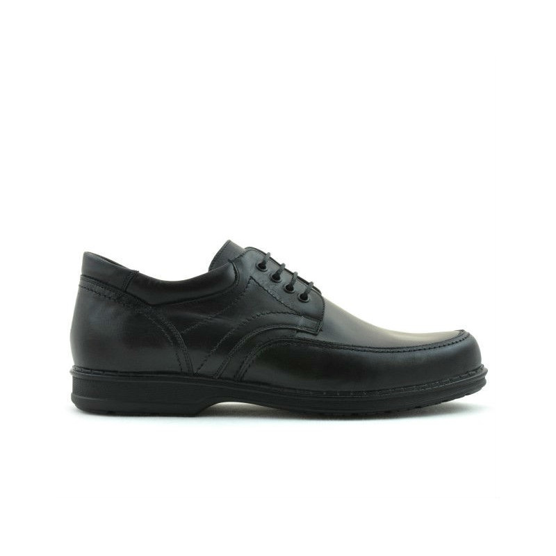 Buty casual / eleganckie męskie 855 czarne