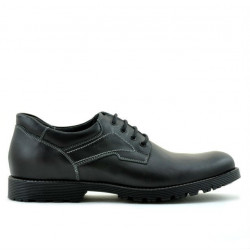 Buty casual/eleganckie męskie 805 czarne