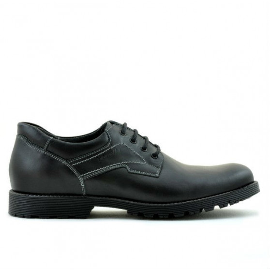 Buty casual/eleganckie męskie 805 czarne