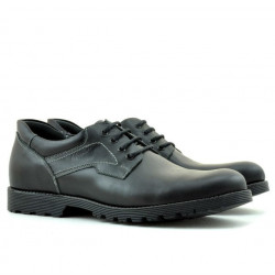 Buty casual/eleganckie męskie 805 czarne