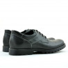 Buty casual/eleganckie męskie 805 czarne