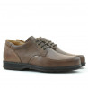 Męskie buty casual / eleganckie 855 brązowe