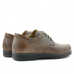 Męskie buty casual / eleganckie 855 brązowe
