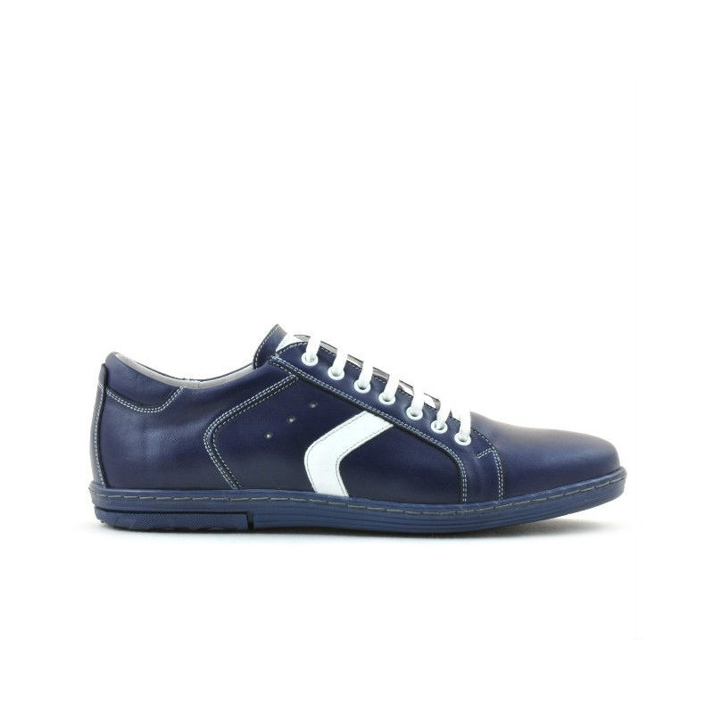 Buty sportowe męskie 809 indigo + biały