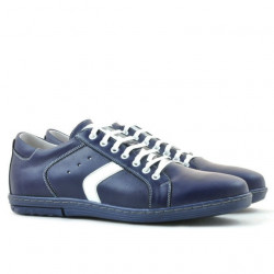 Buty sportowe męskie 809 indigo + biały