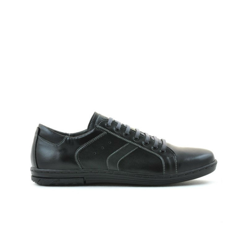 Męskie buty sportowe 809 czarne+szare