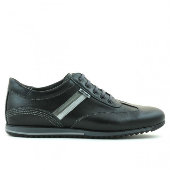 Męskie buty sportowe 807 czarne+szare