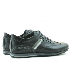 Męskie buty sportowe 807 czarne+szare