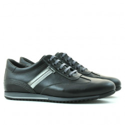Męskie buty sportowe 807 czarne+szare