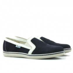 Półbuty casual męskie 870 indigo welur