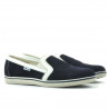 Półbuty casual męskie 870 indigo welur