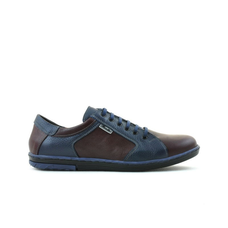 Buty sportowe męskie 869 indigo+bordo