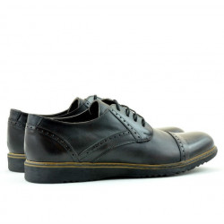 Buty casual męskie 811 a brązowe