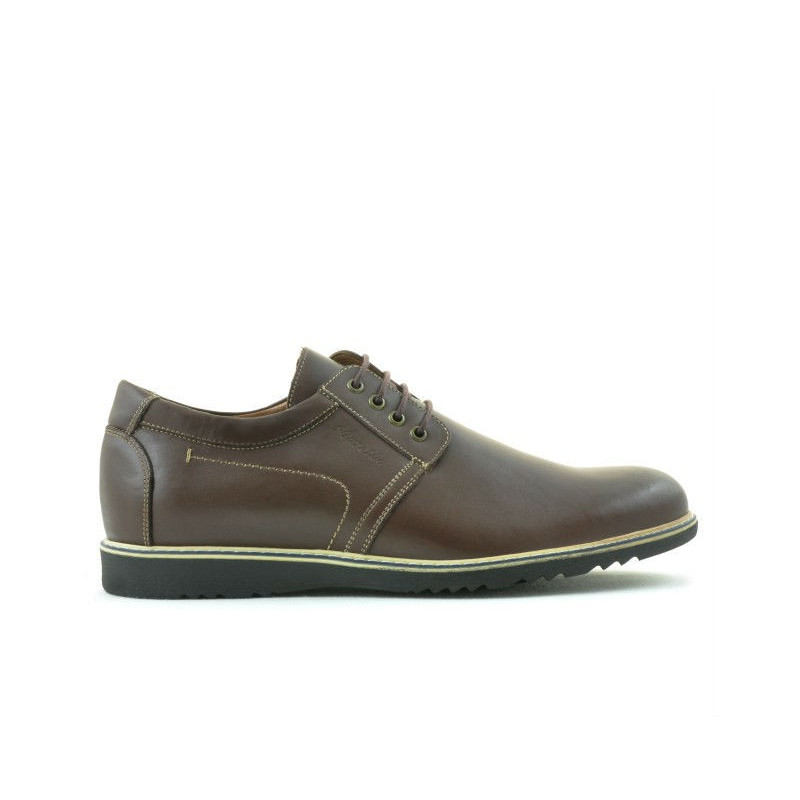 Casualowe buty męskie 812 brązowe