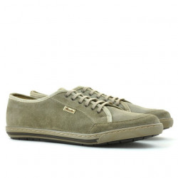 Casual / sportowe buty męskie 775 piaskowy welur
