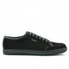 Buty casual / sportowe męskie 775 czarne welur