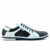 Buty sportowe męskie 869 indygo+białe