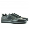 Buty casual/sportowe męskie 766 czarne+szare