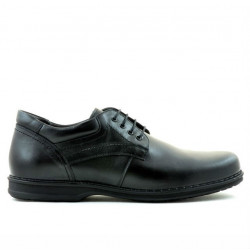 Casualowe / eleganckie buty męskie (duże rozmiary) 854m czarne