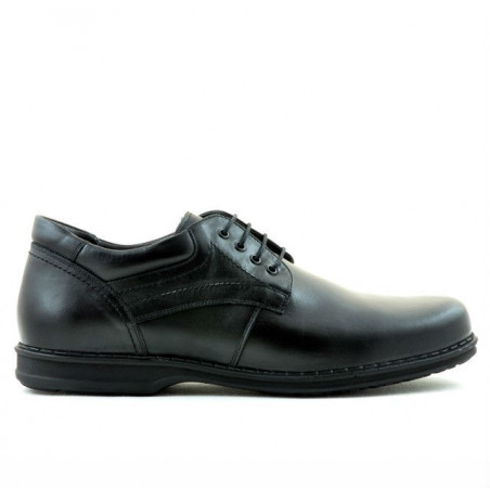 Casualowe / eleganckie buty męskie (duże rozmiary) 854m czarne