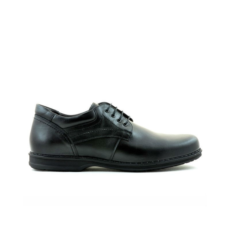 Casualowe / eleganckie buty męskie (duże rozmiary) 854m czarne
