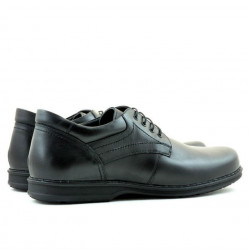 Casualowe / eleganckie buty męskie (duże rozmiary) 854m czarne