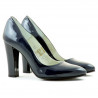 Eleganckie buty damskie 1214 lakierowane indigo