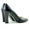 Eleganckie buty damskie 1214 lakierowane indigo