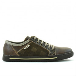 Buty sportowe męskie 851 kawa+piasek