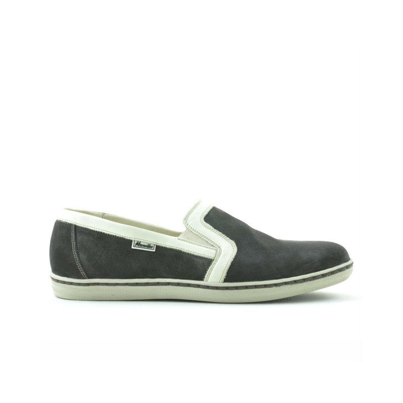 Męskie buty casual 870 tdm welur (Testa di Moro)