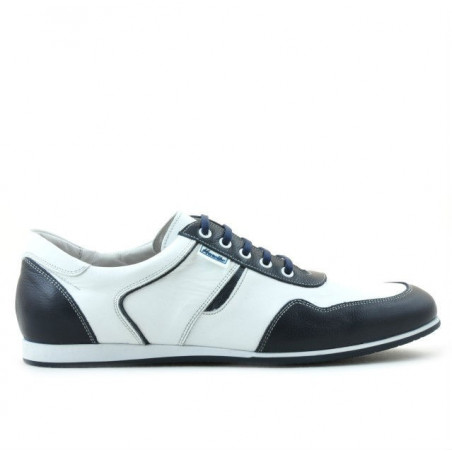 Buty sportowe męskie 860 biały+indygo