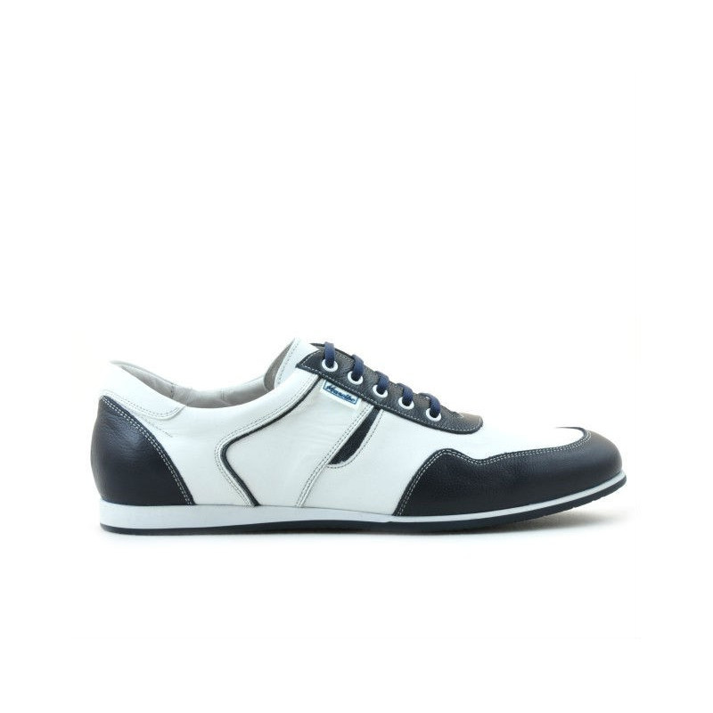 Buty sportowe męskie 860 biały+indygo