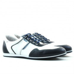 Buty sportowe męskie 860 biały+indygo