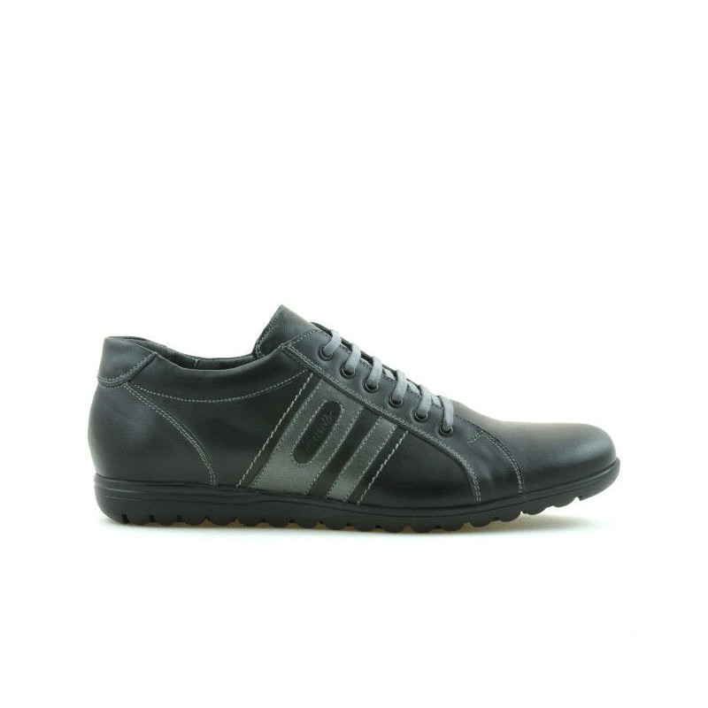 Męskie buty sportowe 747 czarno-szare