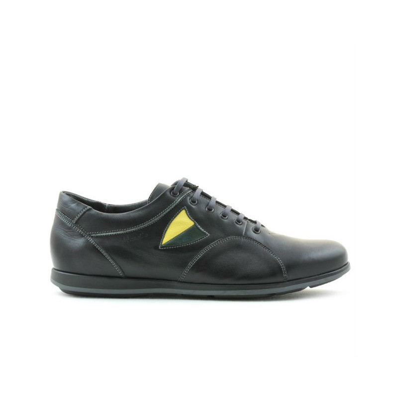 Męskie buty sportowe 767 czarne+szare