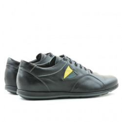 Męskie buty sportowe 767 czarne+szare