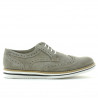 Buty casual męskie 866 piaskowy welur