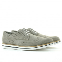 Buty casual męskie 866 piaskowy welur