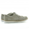 Buty casual męskie 866 piaskowy welur