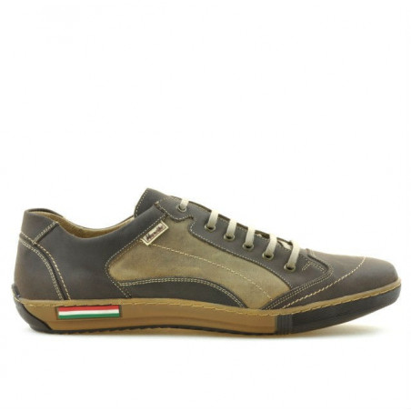 Buty sportowe męskie 707 tuxon cafe kombinowane