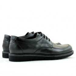 Buty casual męskie 758 czarne