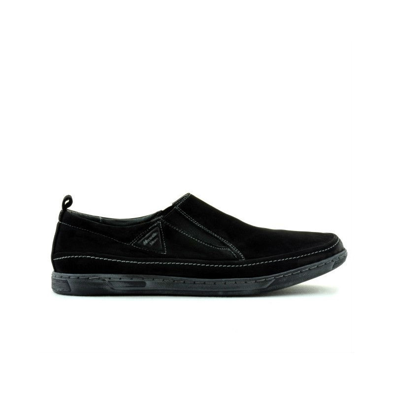 Buty casual męskie 745 bufo czarne