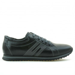 Męskie buty sportowe 768 czarno-szare