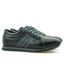 Męskie buty sportowe 768 czarno-szare