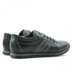 Męskie buty sportowe 768 czarno-szare