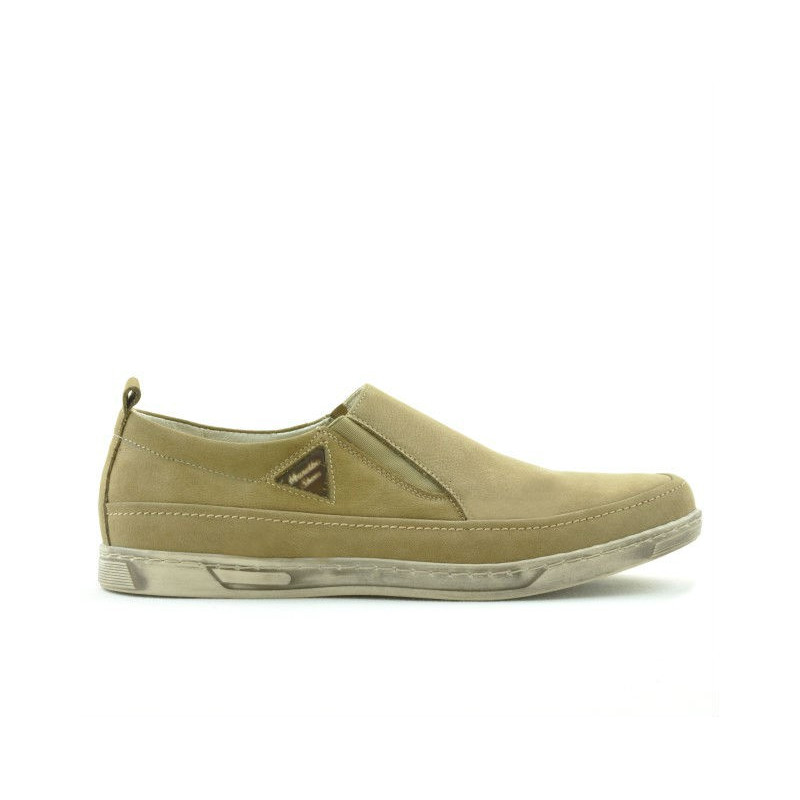 Buty casual męskie 745 bufo piaskowy